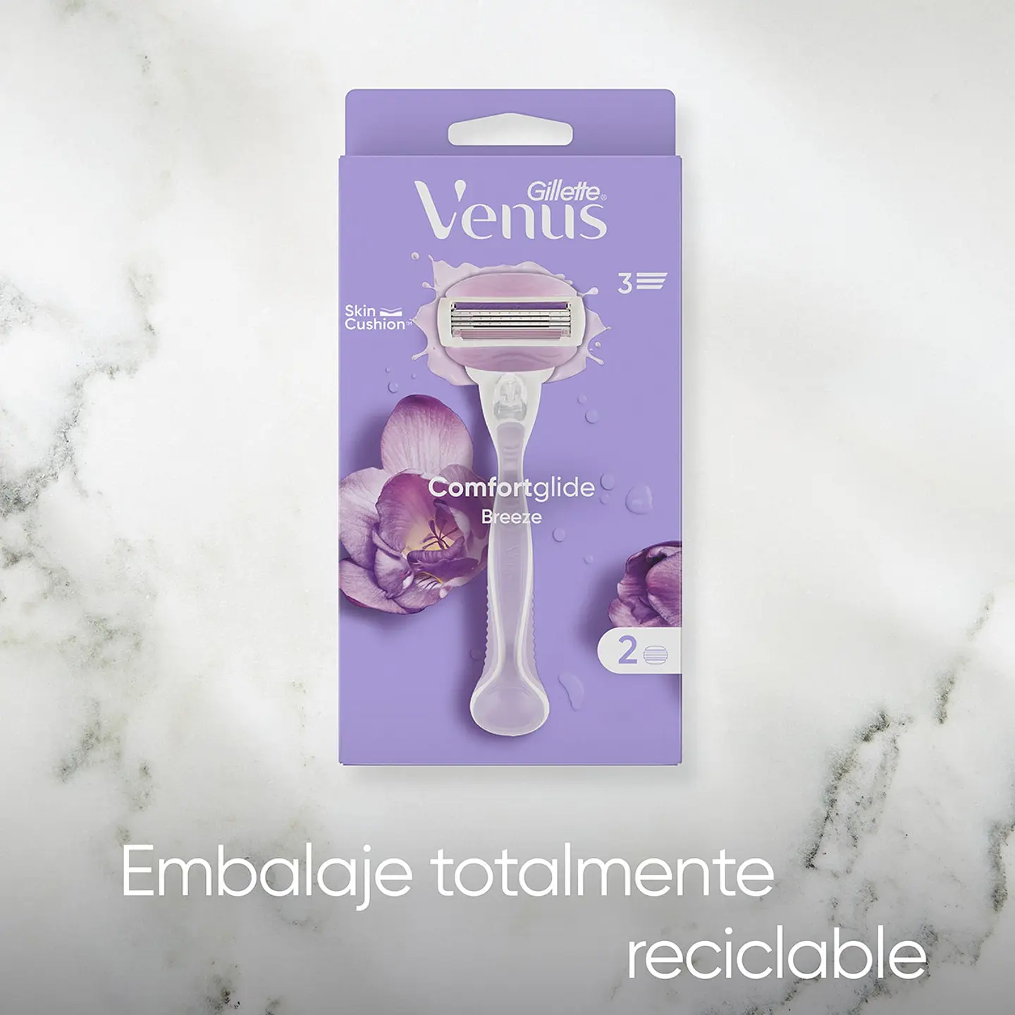 Comfortglide Breeze maquinilla depilatoria + 2 recambios 3
