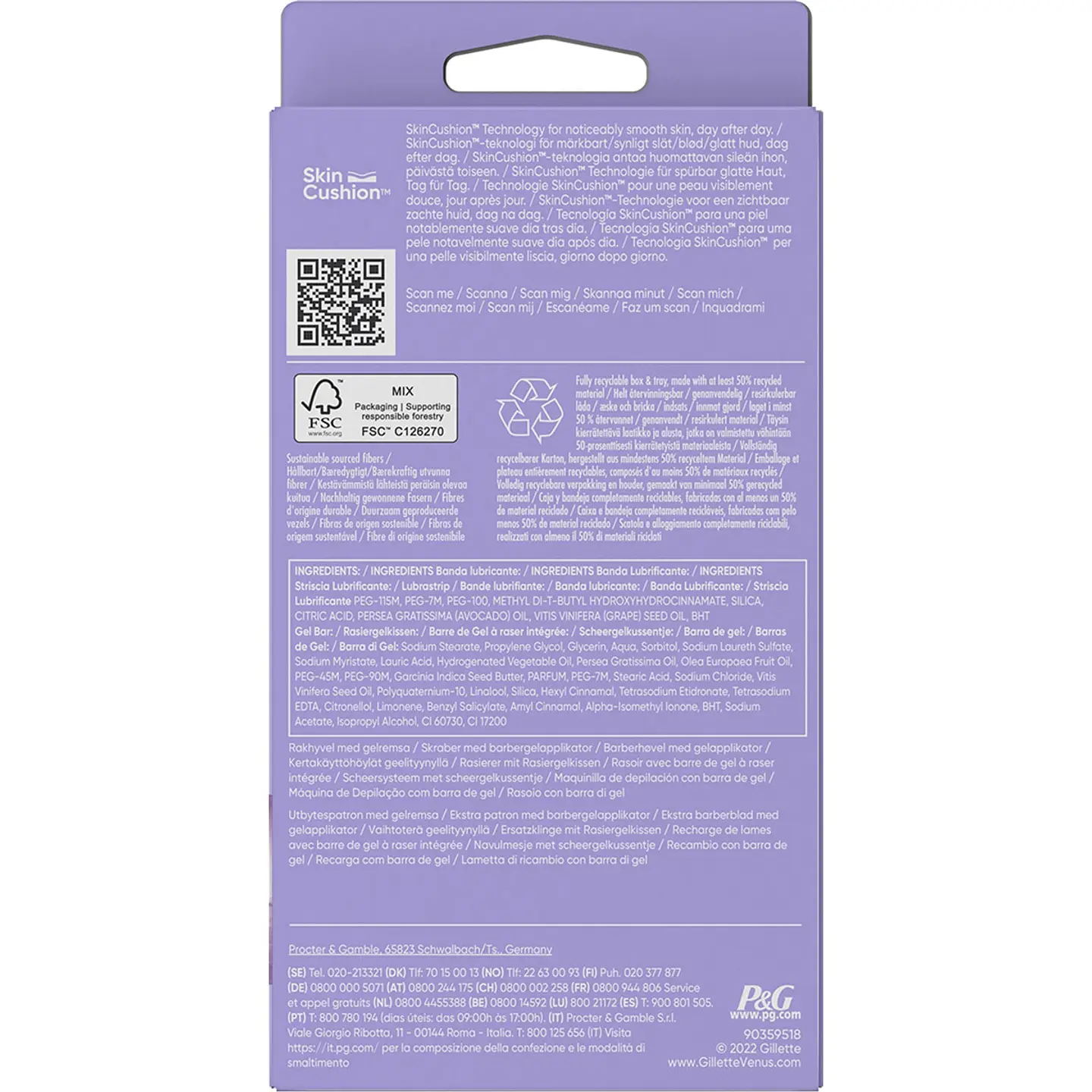 Comfortglide Breeze maquinilla depilatoria + 2 recambios 2