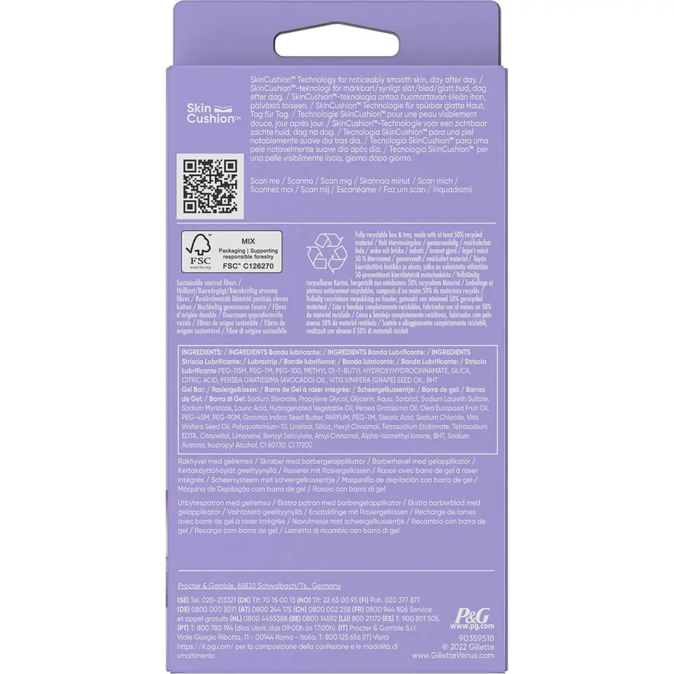 Comfortglide Breeze maquinilla depilatoria + 2 recambios 2