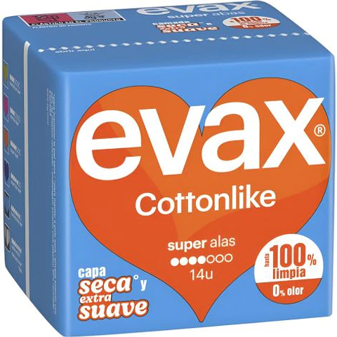 Compresas Cottonlike Super Alas