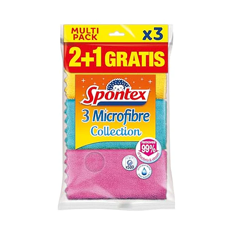 Bayeta Microfibra 2+1