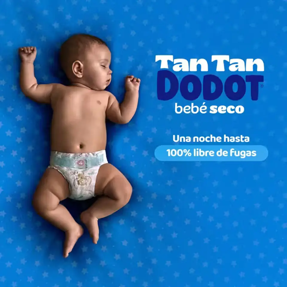 Dodot Pañales Bebé Seco T6+ (14-19 Kg) 10