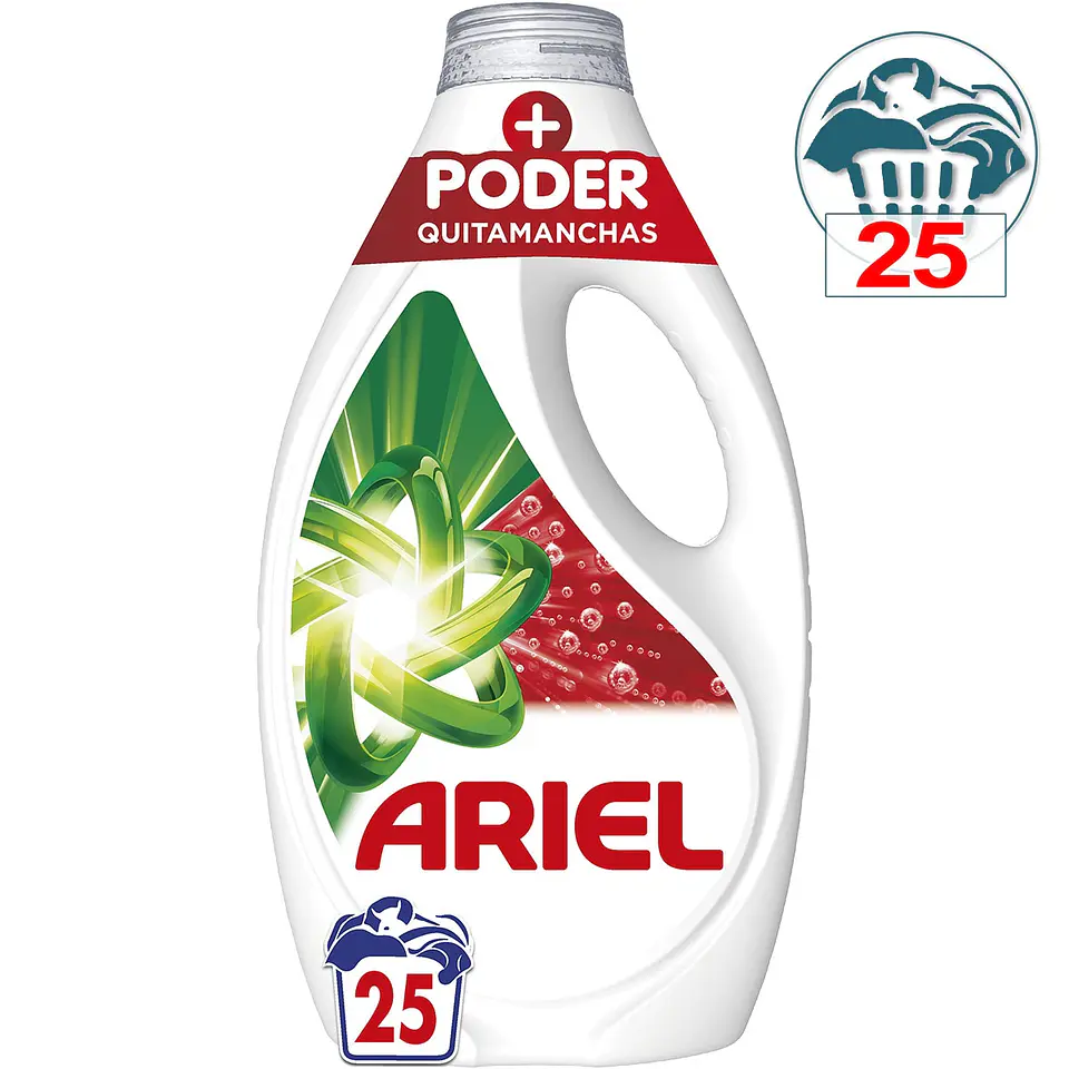 Detergente líquido extra poder quitamanchas Oxi 3