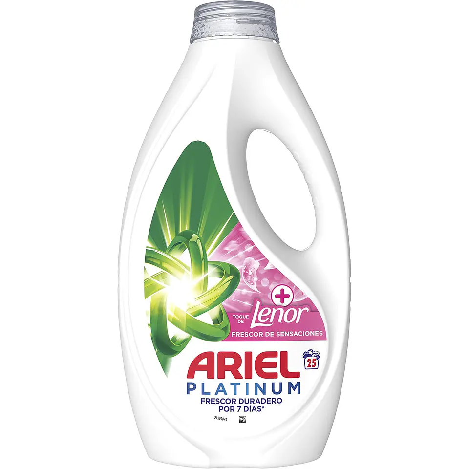 Detergente líquido + toque de Lenor Frescor Sensaciones 1