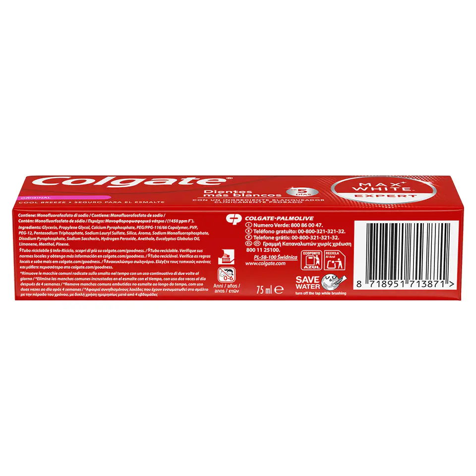 Expert Original pasta de dientes blanqueadora dientes más blancos en 5 días 2