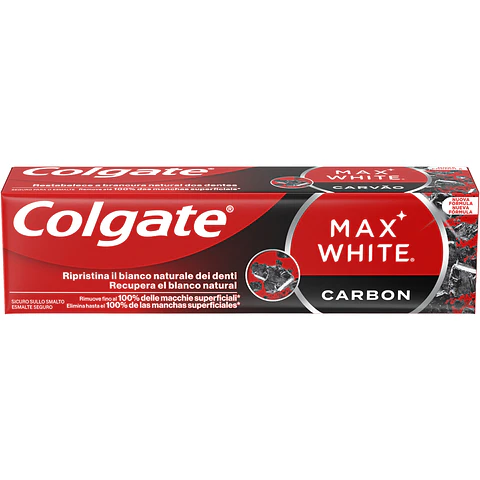 Pasta de dientes blanqueadora Carbón