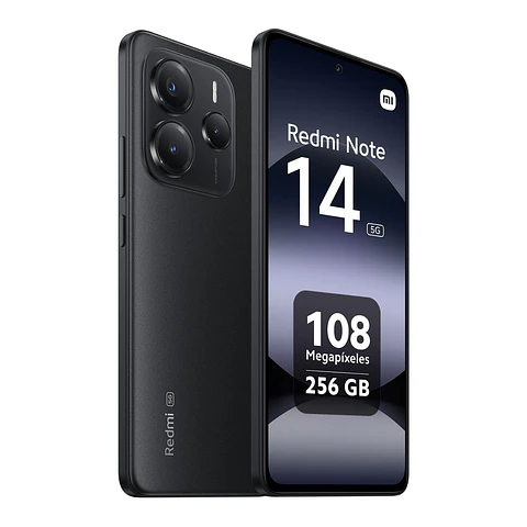 Móvil Xiaomi Redmi Note 14 5G 256GB + 8GB RAM - Negro