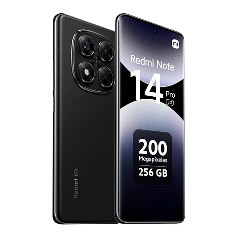 Móvil Xiaomi Redmi Note 14Pro 5G 256GB + 8GB RAM - Negro