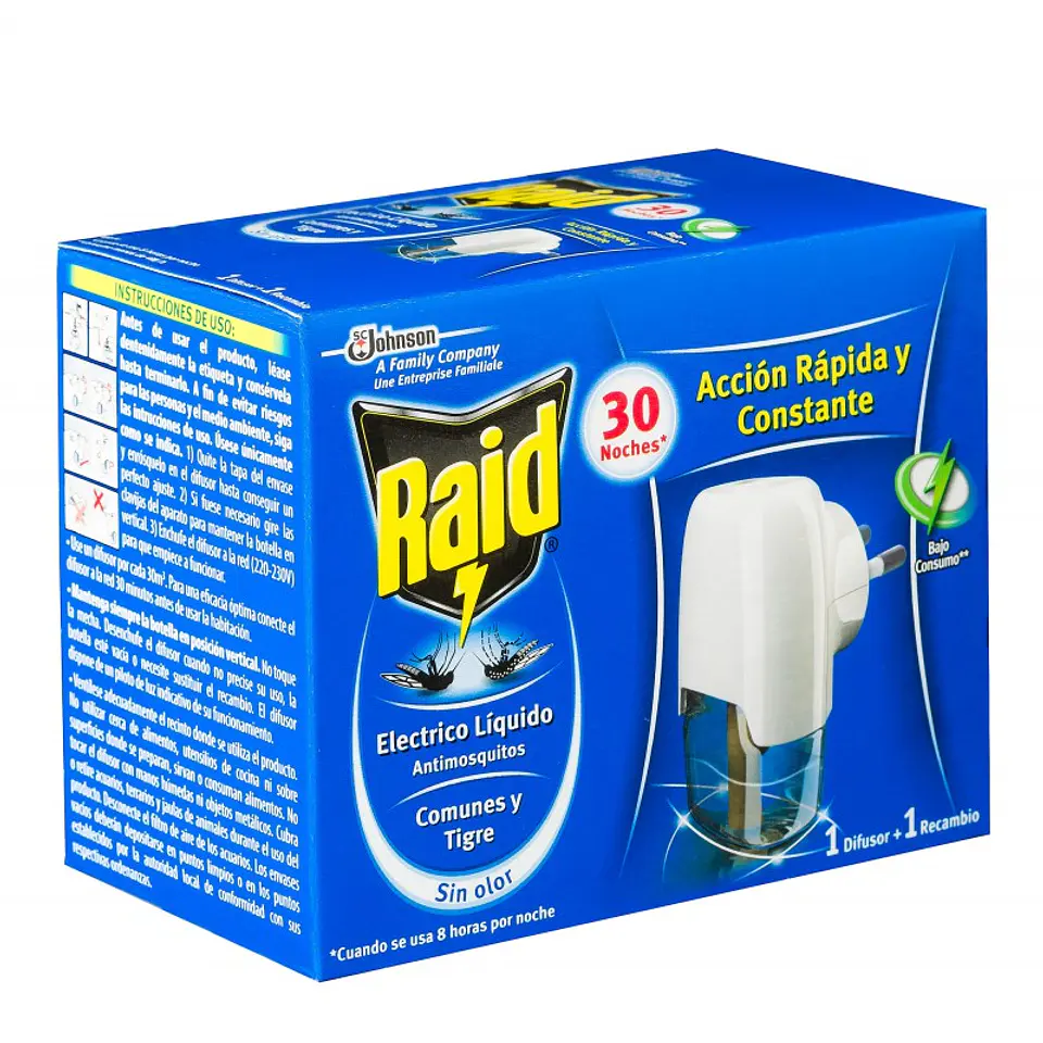 Raid eléctrico mosquitos 1