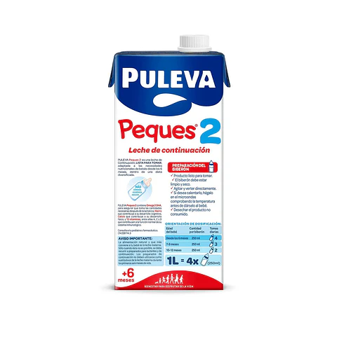 Leche infantil de continuación desde 6 meses Puleva Peques 2