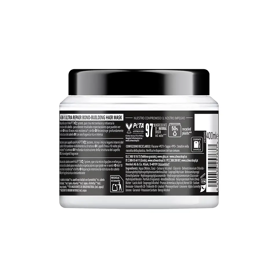 Mascarilla Ultimate Repair 4 En 1 Gliss 2