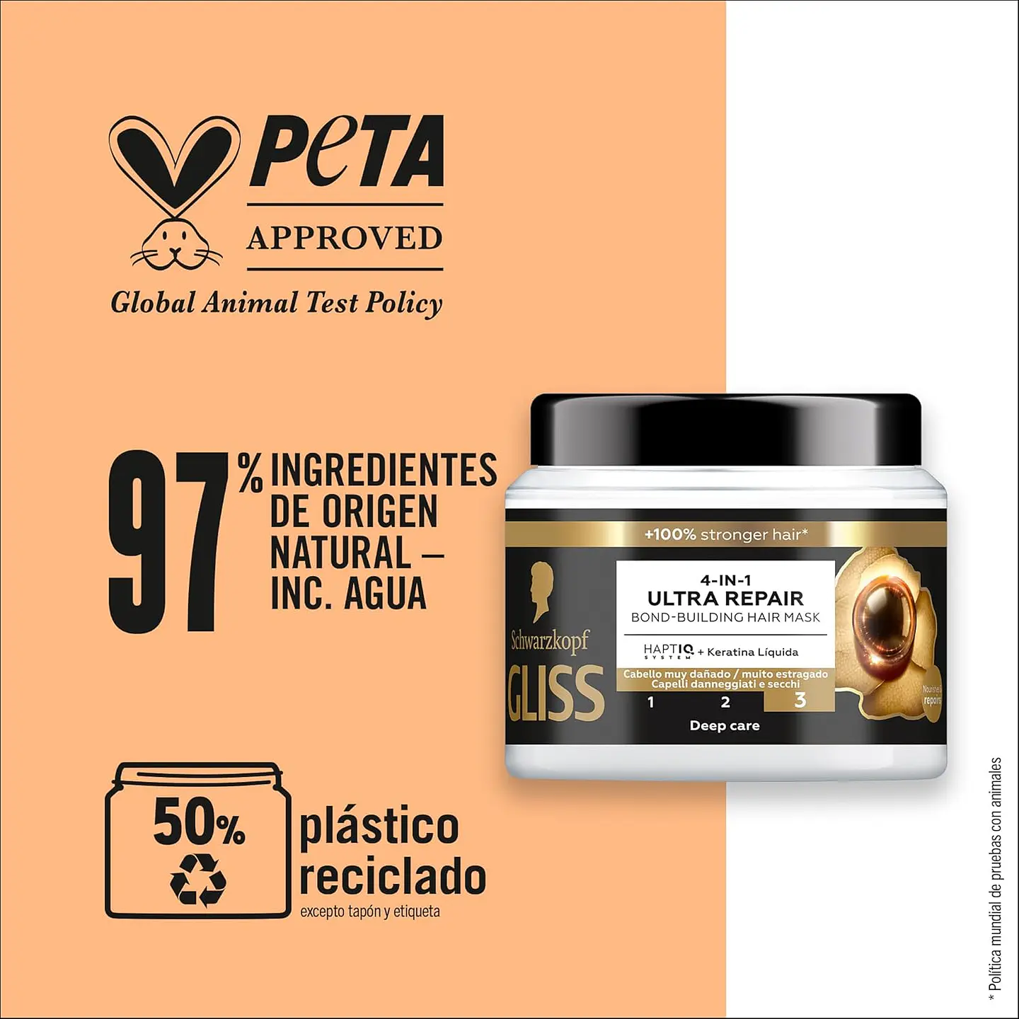 Mascarilla Ultimate Repair 4 En 1 Gliss 5