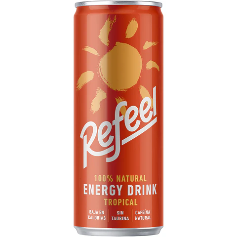 Bebida energética tropical 100 % natural