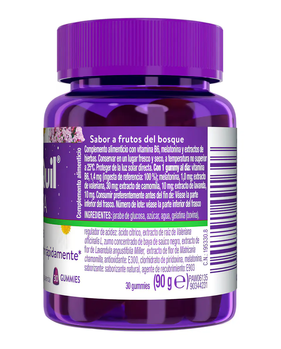30 Gummies Natura Melatonina Zzzquil 3