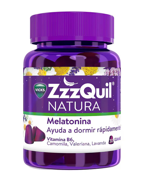 30 Gummies Natura Melatonina Zzzquil
