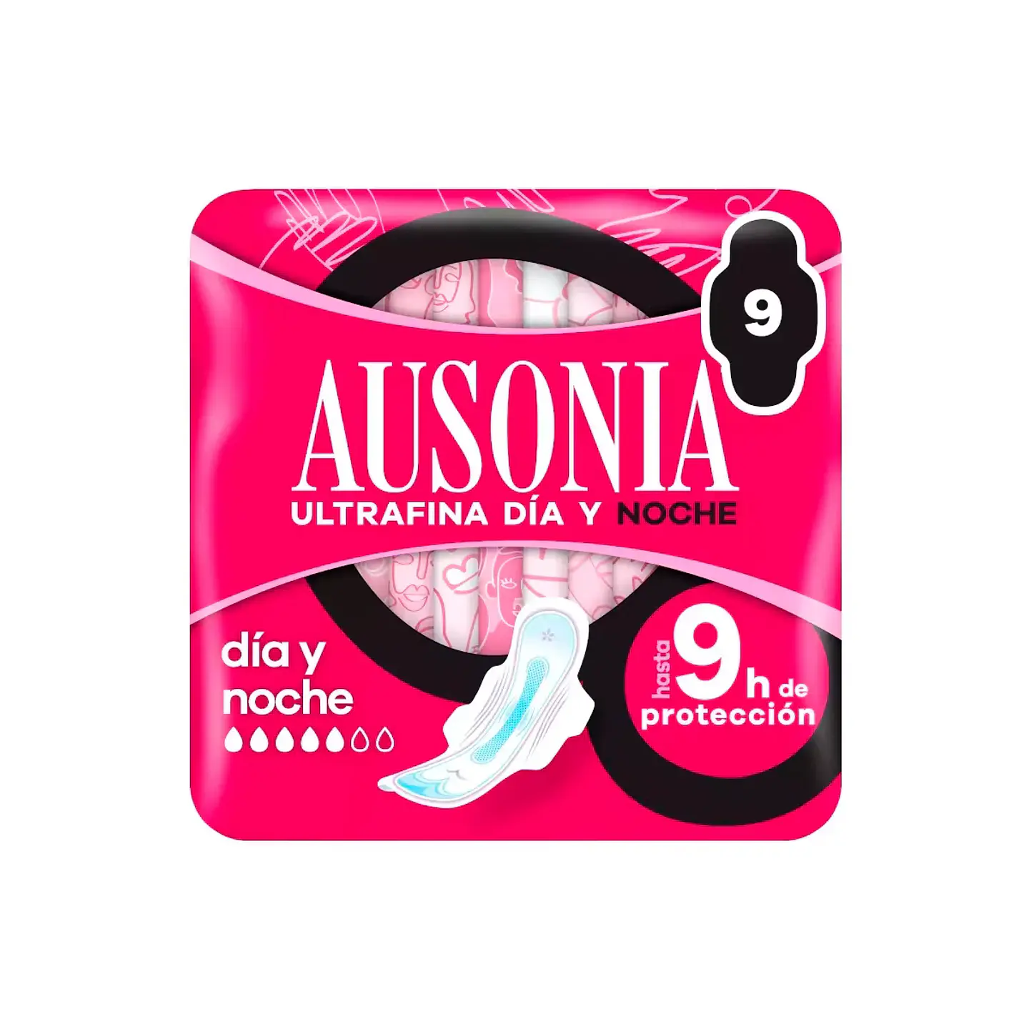 Ausonia Compresas Ultrafinas Alas Día y Noche 1