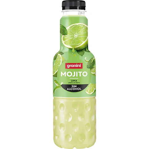 Mocktail mojito lima sin alcohol