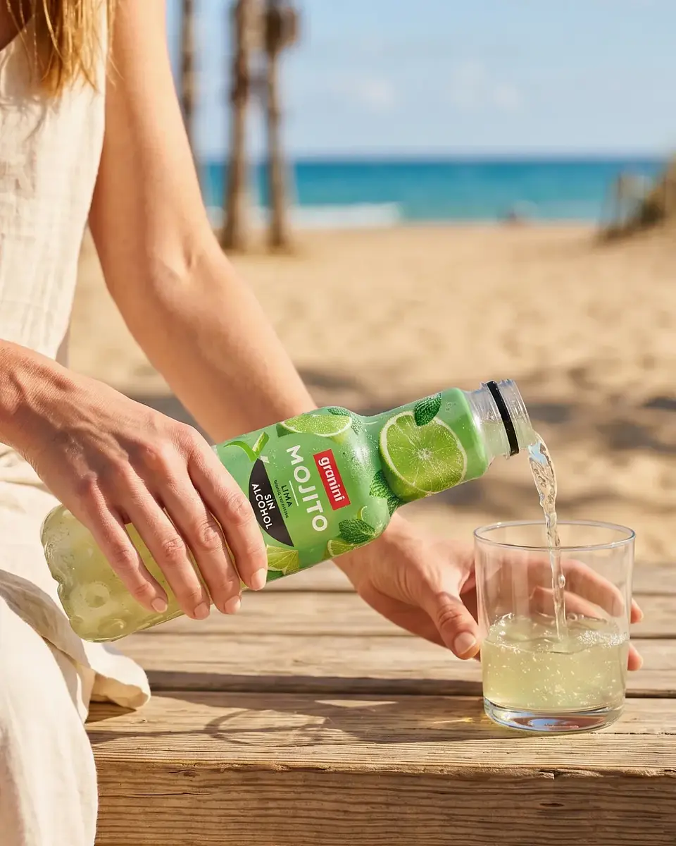 Mocktail mojito lima sin alcohol 4