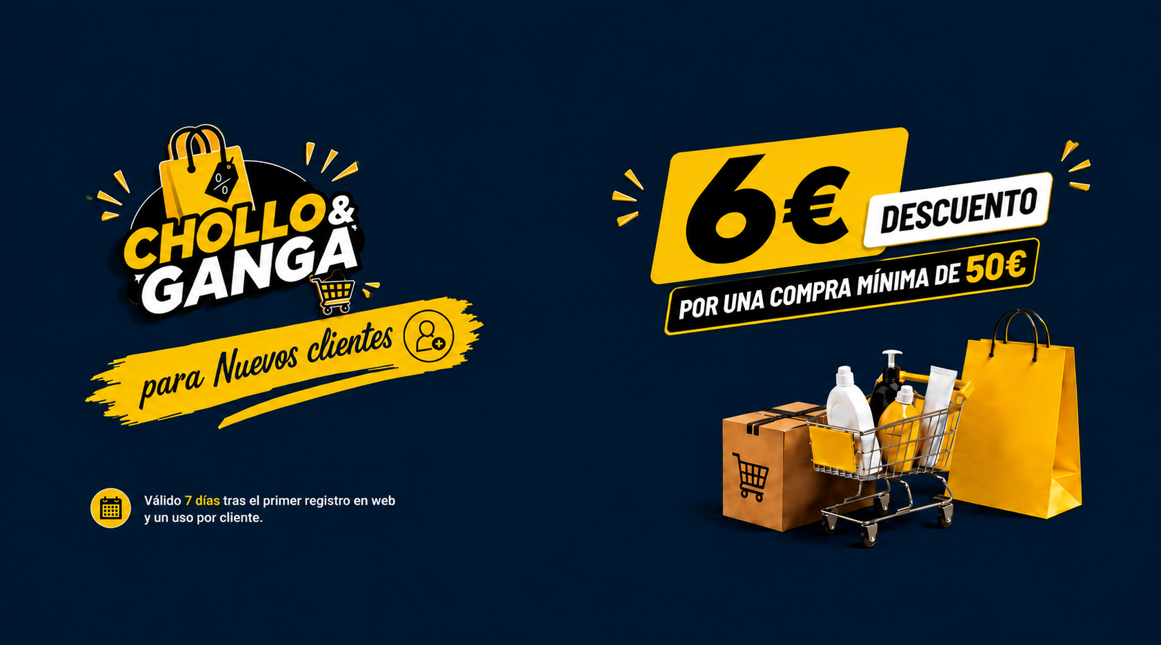 🎁 6 € DE DESCUENTO PARA NUEVOS CLIENTES