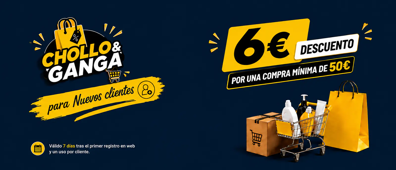 🎁 6 € DE DESCUENTO PARA NUEVOS CLIENTES
