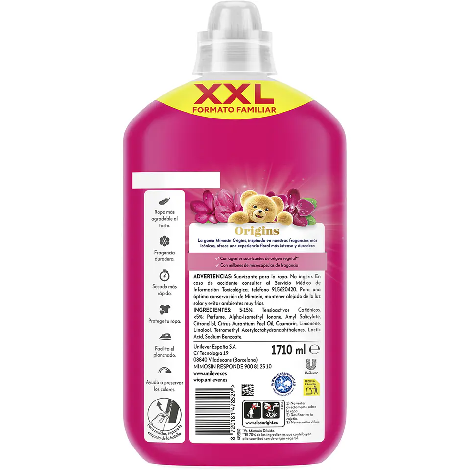 Suavizante concentrado Origins extra fragancia Rosas Silvestres 2