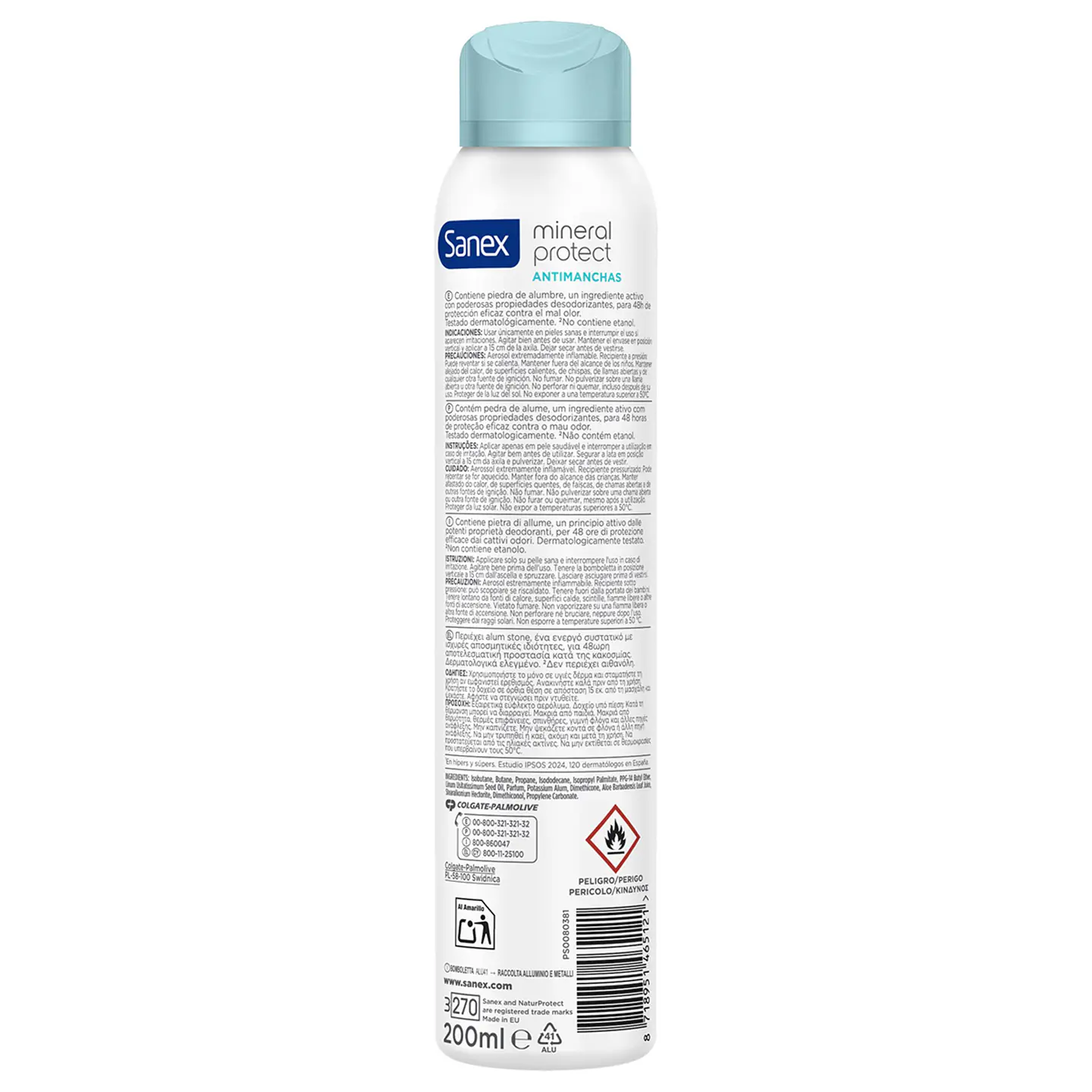 Desodorante Mineral-Protect con piedra de alumbre anti-manchas unisex 48 h 3