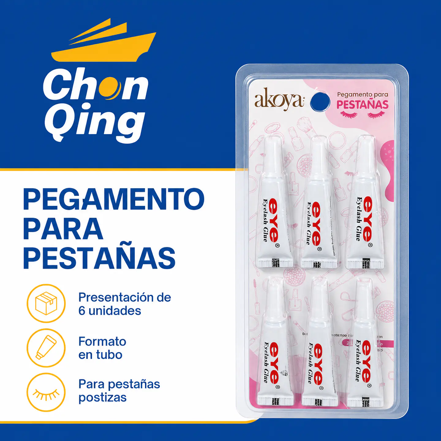 Pegamento Para Pestañas X6 COD KD-3226 3