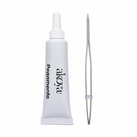 Pegamento Para Pestañas + Pinza Set COD KD-3227