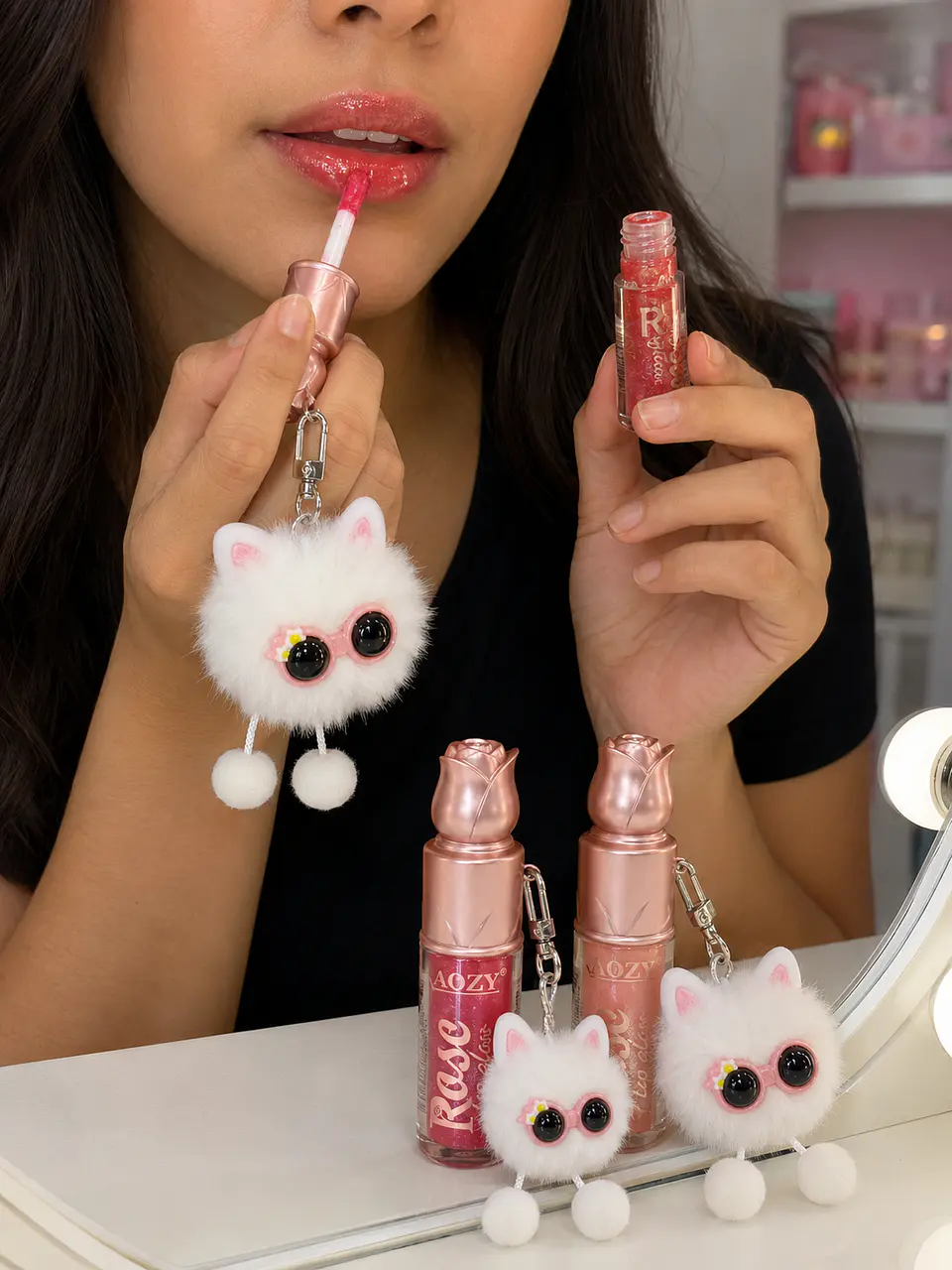 Brillo Labial Escarchado COD AL103 2