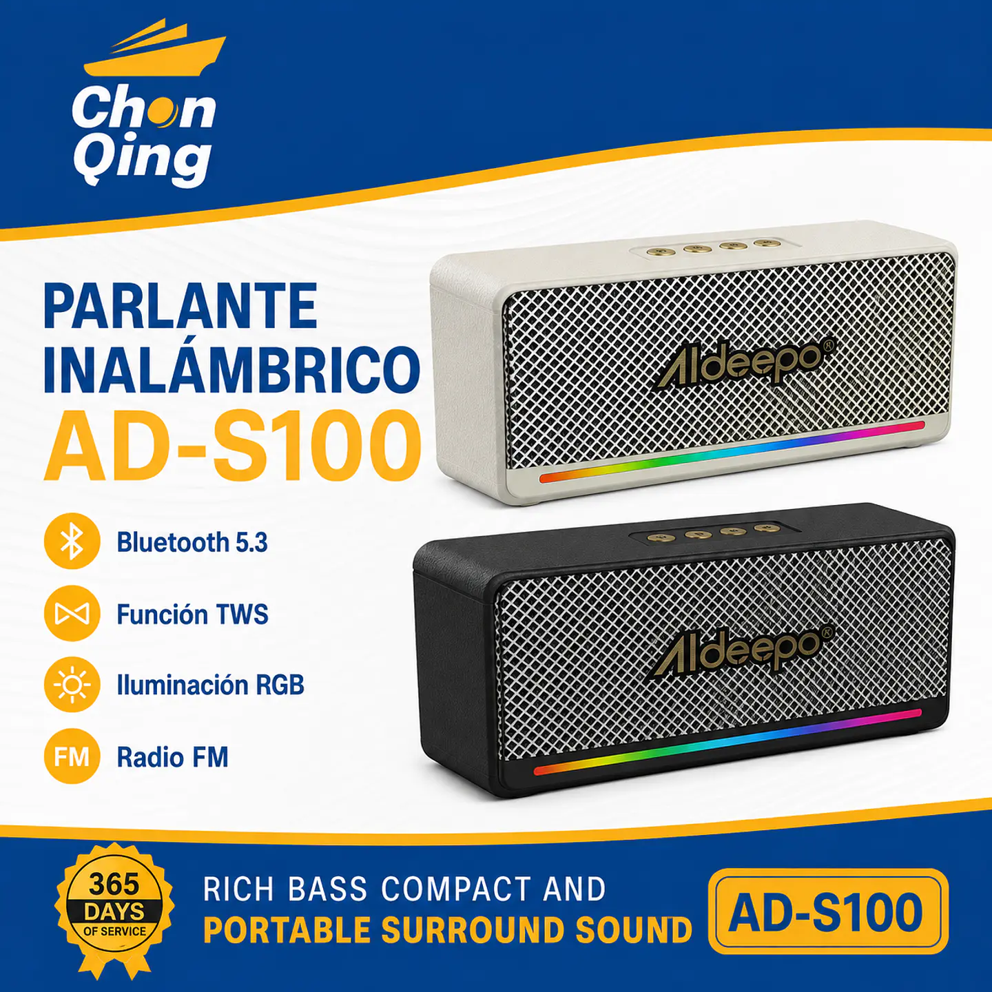 Parlante Aldeepo 10W COD AD-S100 3
