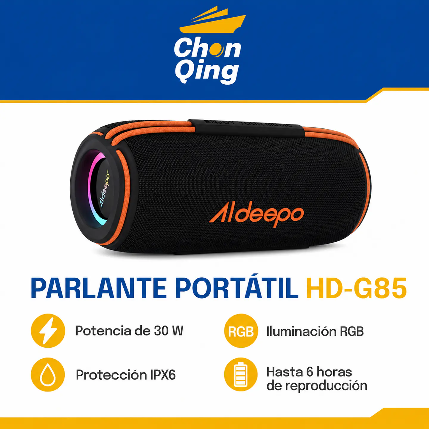 Parlante Aldeepo 30W COD AD-G585 3