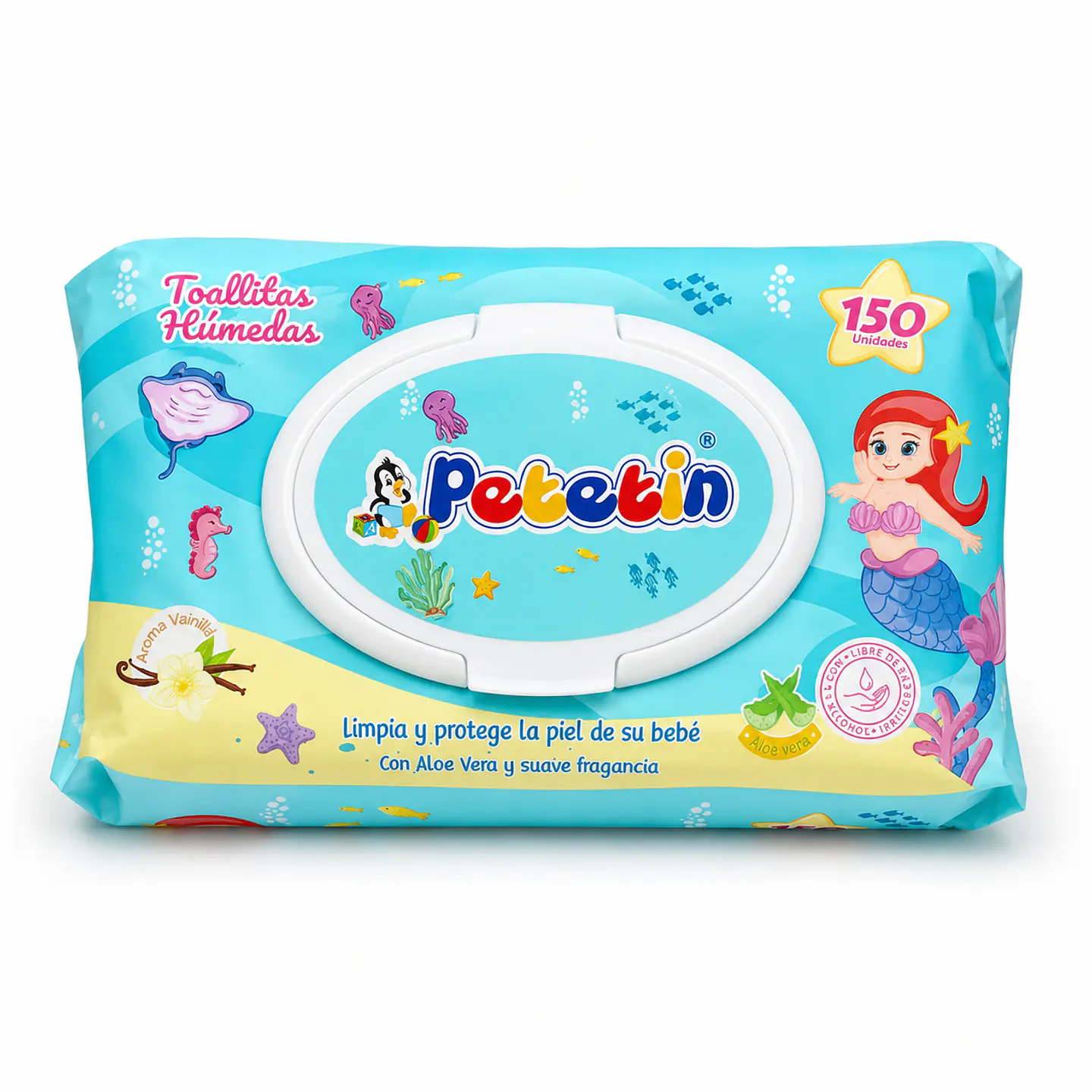 PAÑITOS HUMEDOS X 150 UNIDADES COD 3