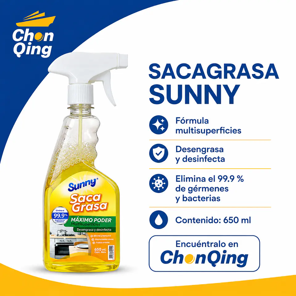 SACAGRASA SUNNY 650ML 3