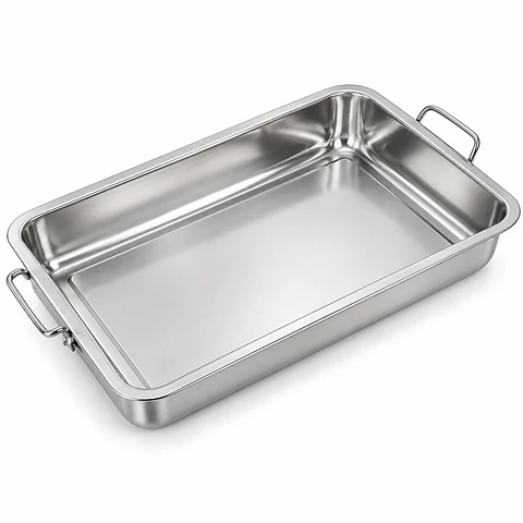Bandeja Metálica Con Asas