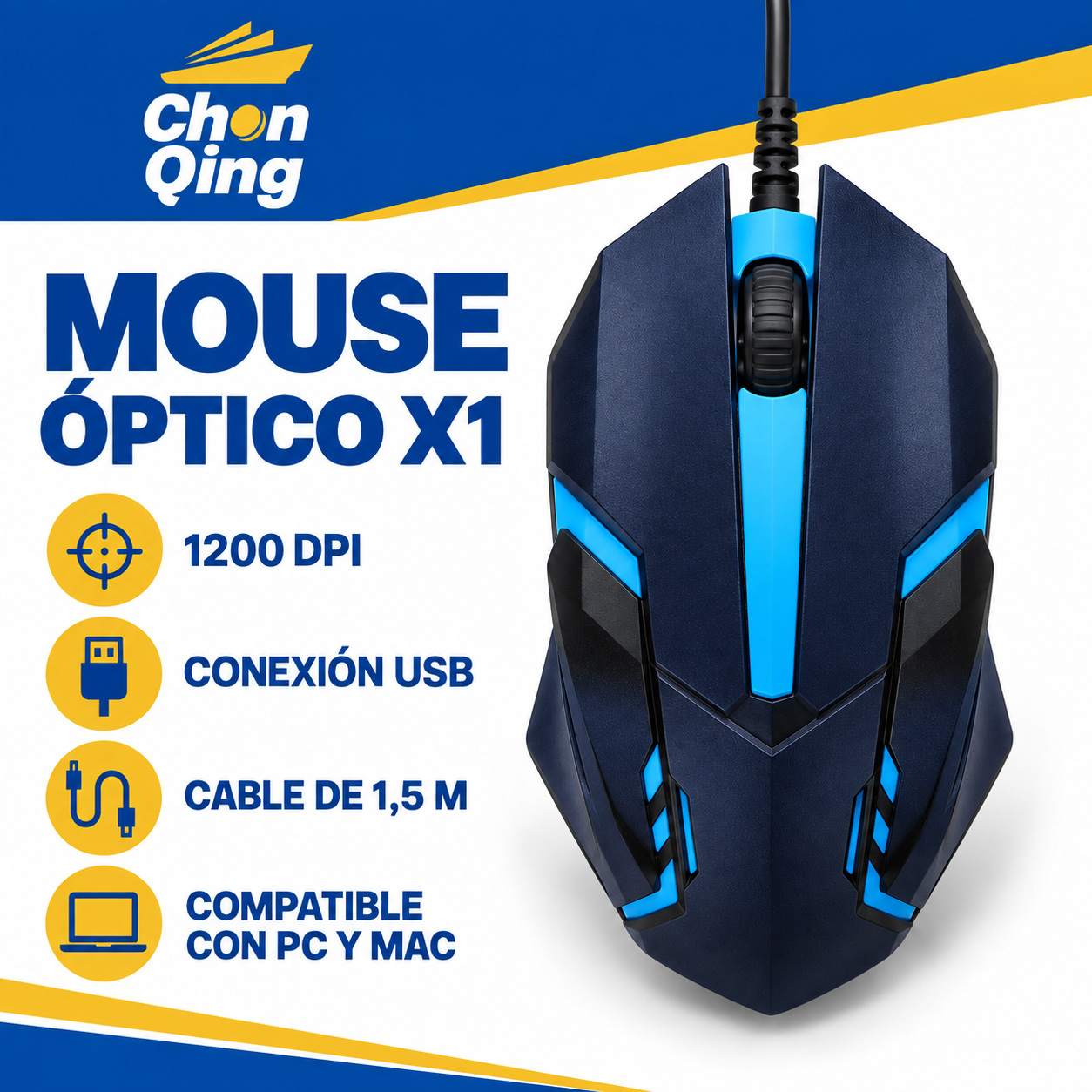 Mouse Alámbrico 3