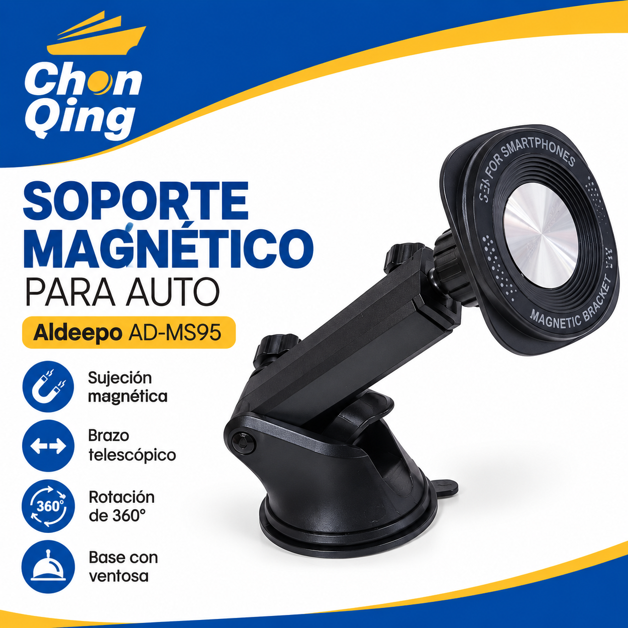Soporte De Celular Para Auto COD AD-MS95 3