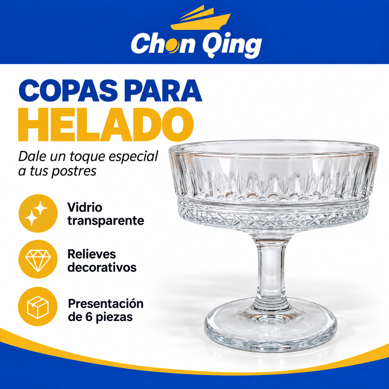 Copas Para Helado X6 PZS 11