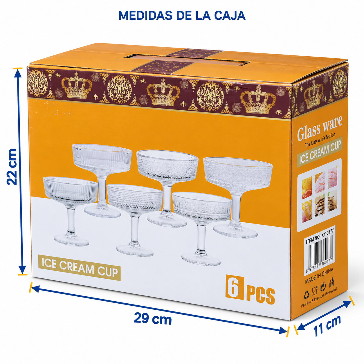 Copas Para Helado X6 PZS 10