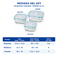 Set De Tapers De Vidrio X 3 PZS - Miniatura 4