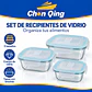Set De Tapers De Vidrio X 3 PZS - Miniatura 7