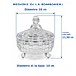 Azucarero con tapa 2 pzs COD JSG-99 - Miniatura 9