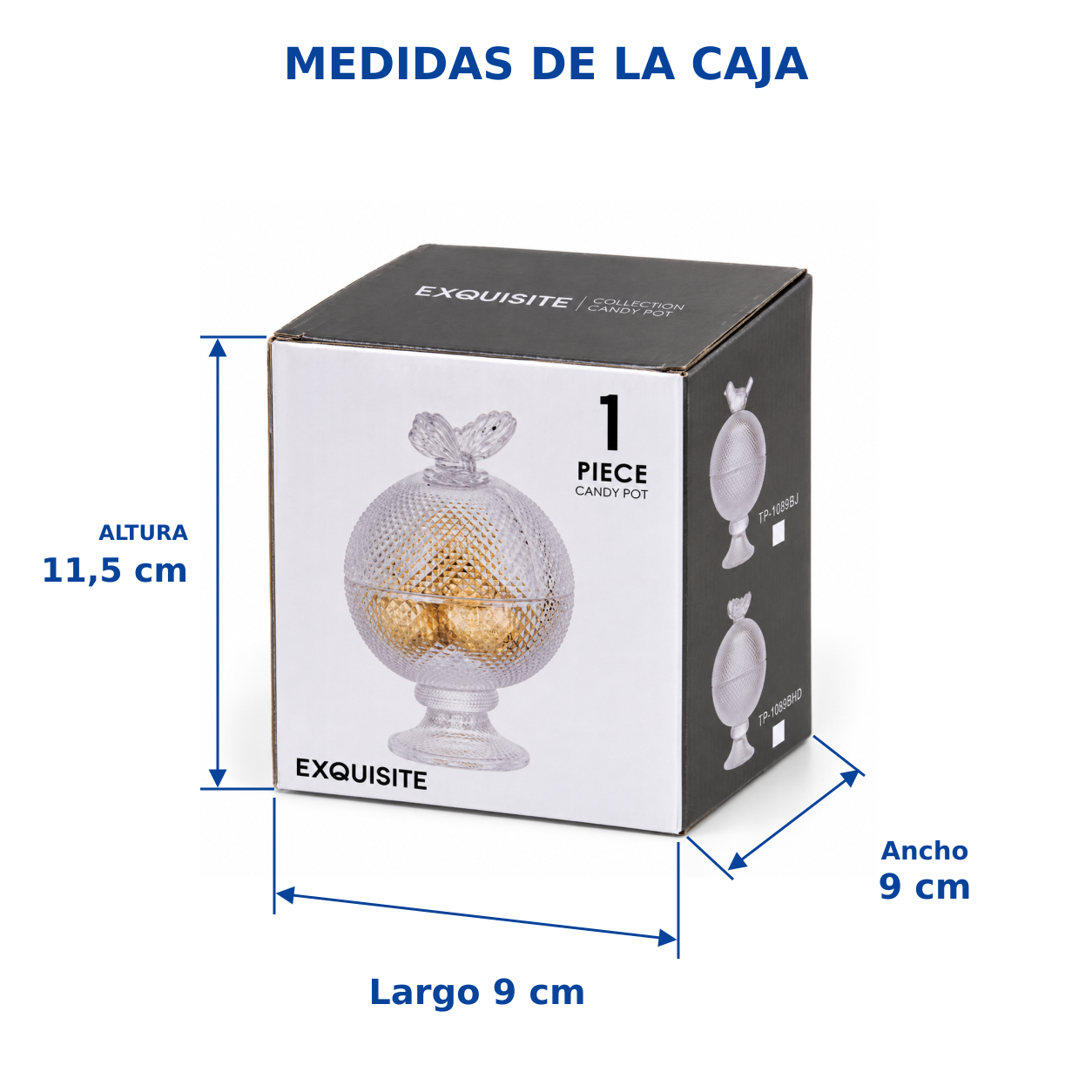 Bombonera con Pedestal 5