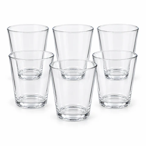Set De Vaso De Vidrio X6 PZS