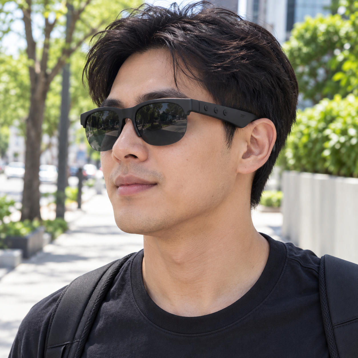 Gafas De Audio Bluetooth Con Micrófono Negro COD G58 4