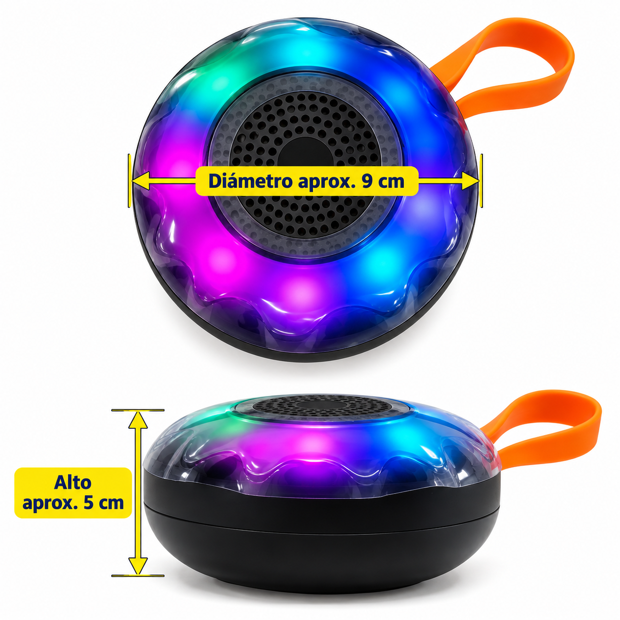 MINI PARLANTE RGB DE 3P X-13 2