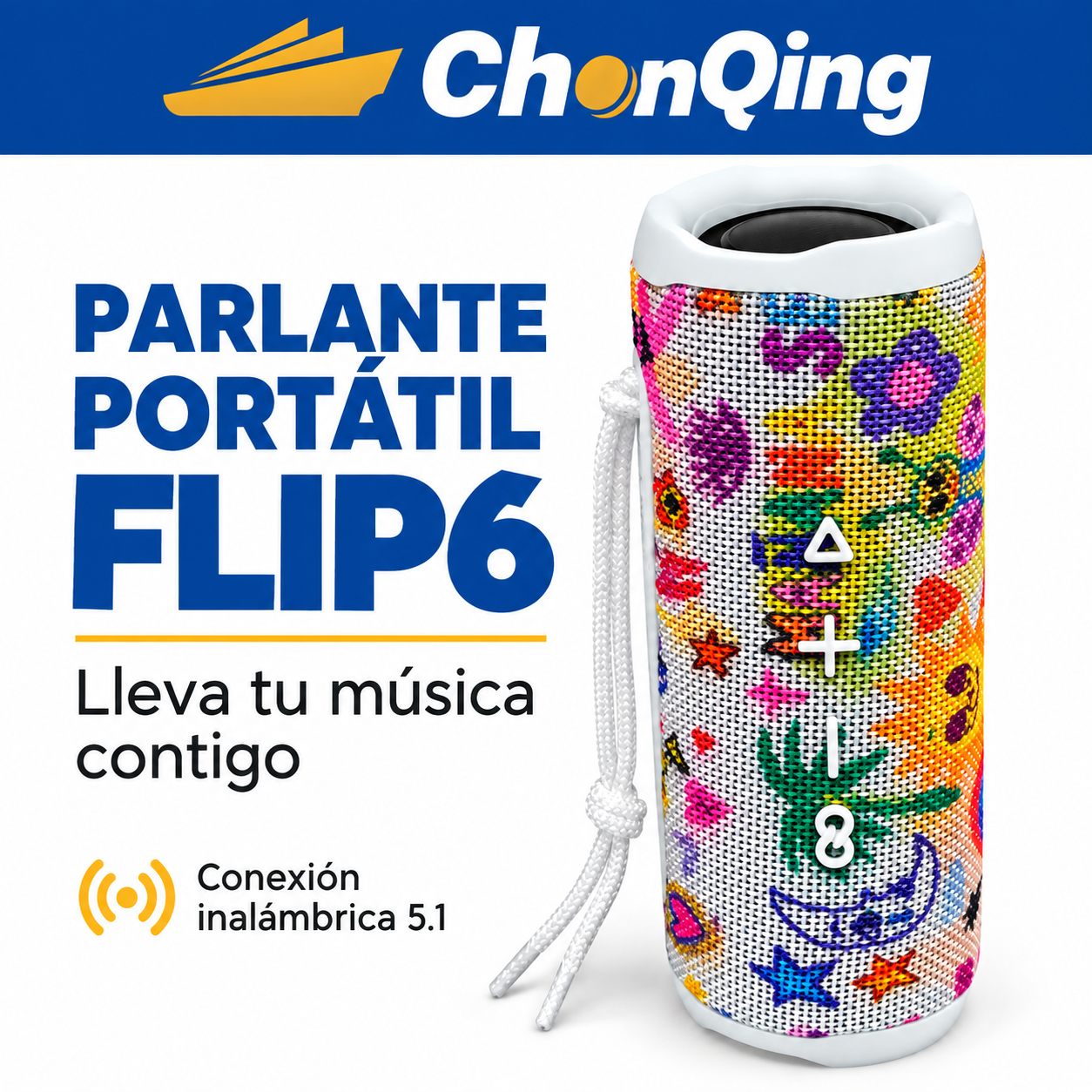 PARLANTE PORTÁTIL FLIP6- GRAFFITI 3