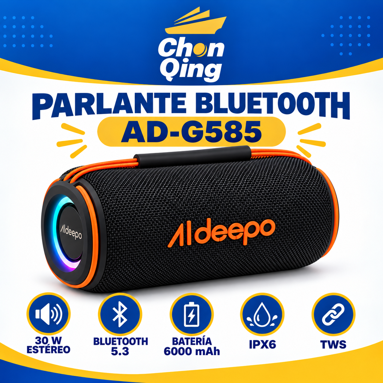Parlante Aldeepo 30W 3
