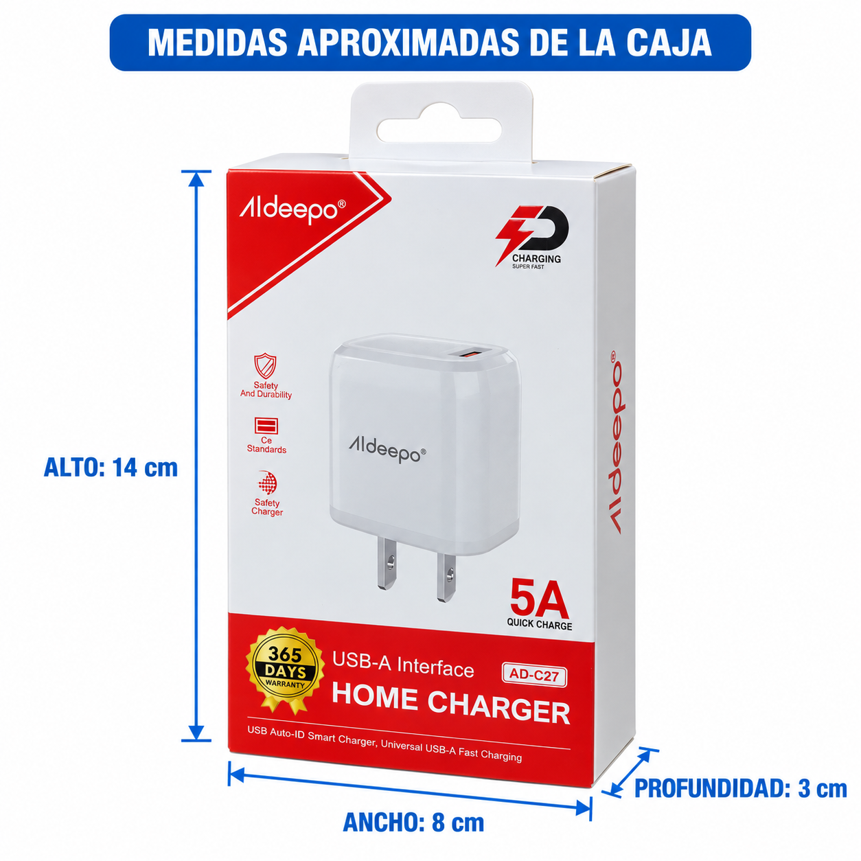 Cargador Aldeepo 5A 5