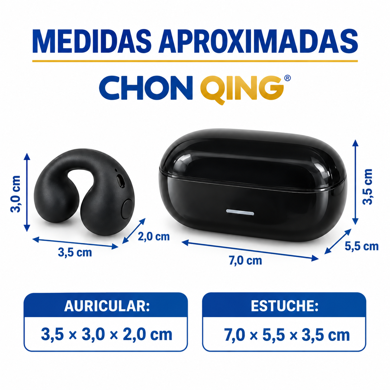 Audífonos Arete Bluetooth 4