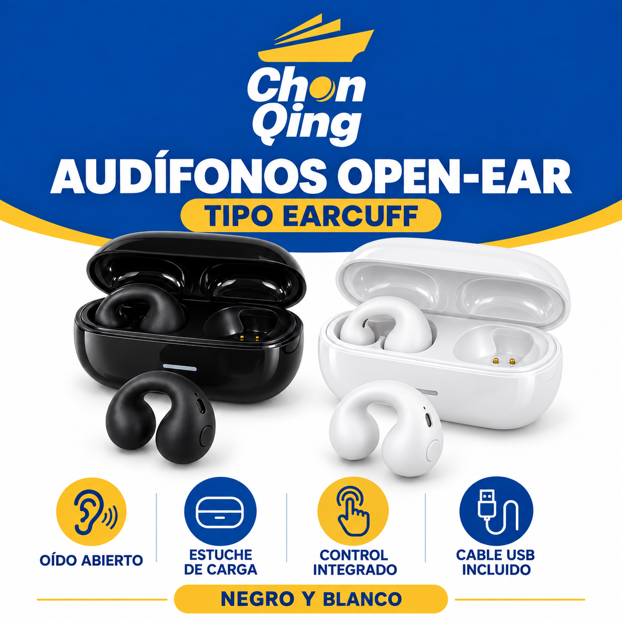 Audífonos Arete Bluetooth 3